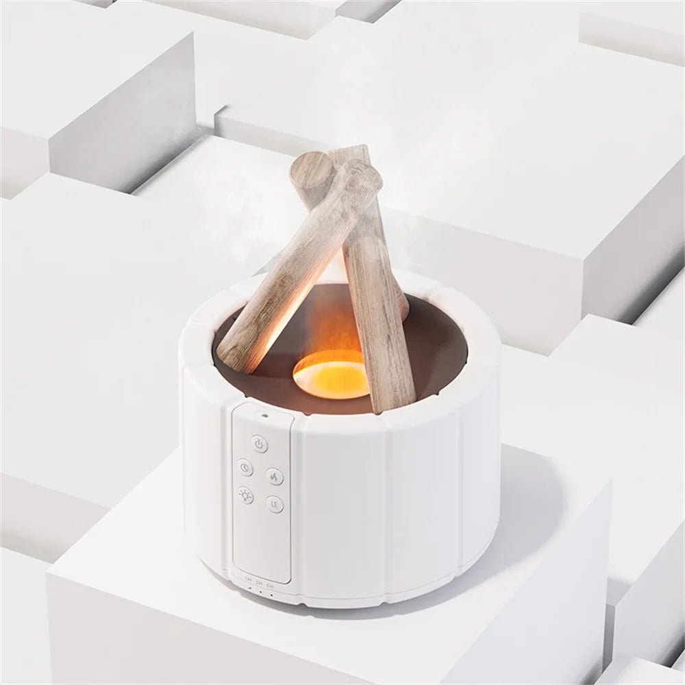 FlammaMist Aromatherapy Humidifier & LED Table Lamp