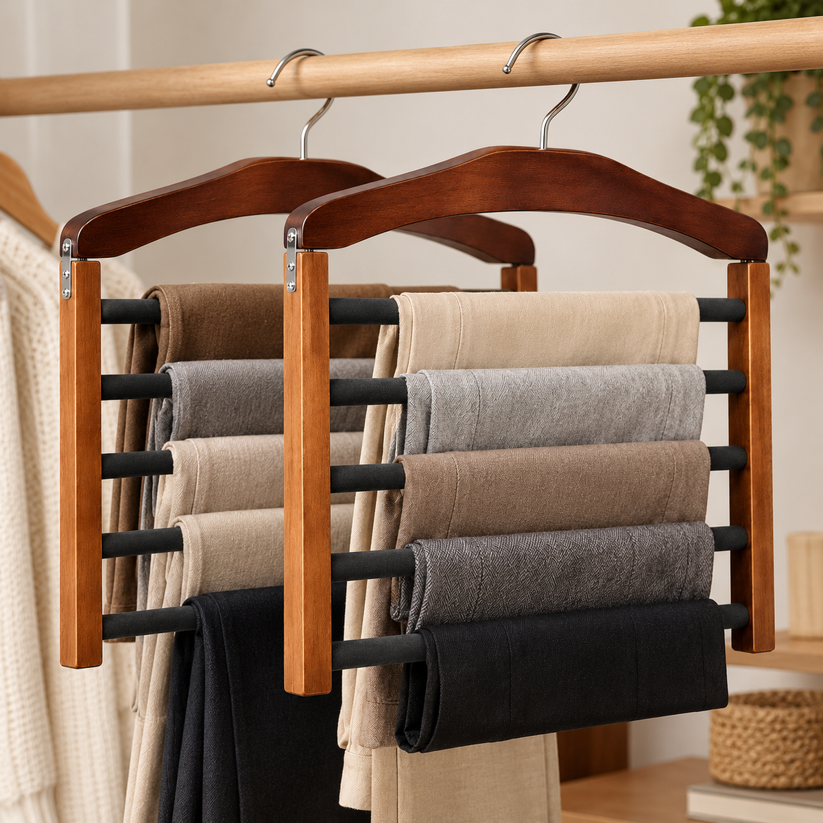 Wardrobe Multi-Tier Hanger (2 Pieces)