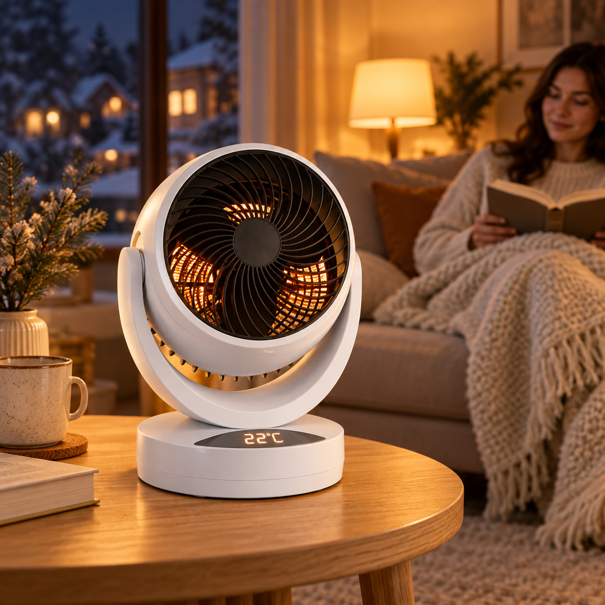 DualFlow 2-in-1 Space Heater and Fan 2000W
