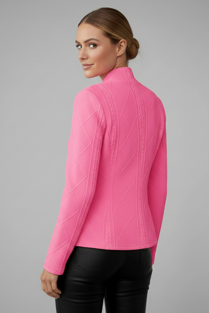 Women's Blazer with Collar Lapelowym and Button Closure