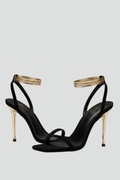 Women's Sandals with Heel and Ankle Strap