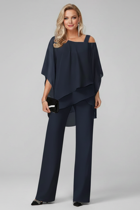 Women's Off-Shoulder Jumpsuit with Elastic Waist in Black - View 8.0 | Roselva