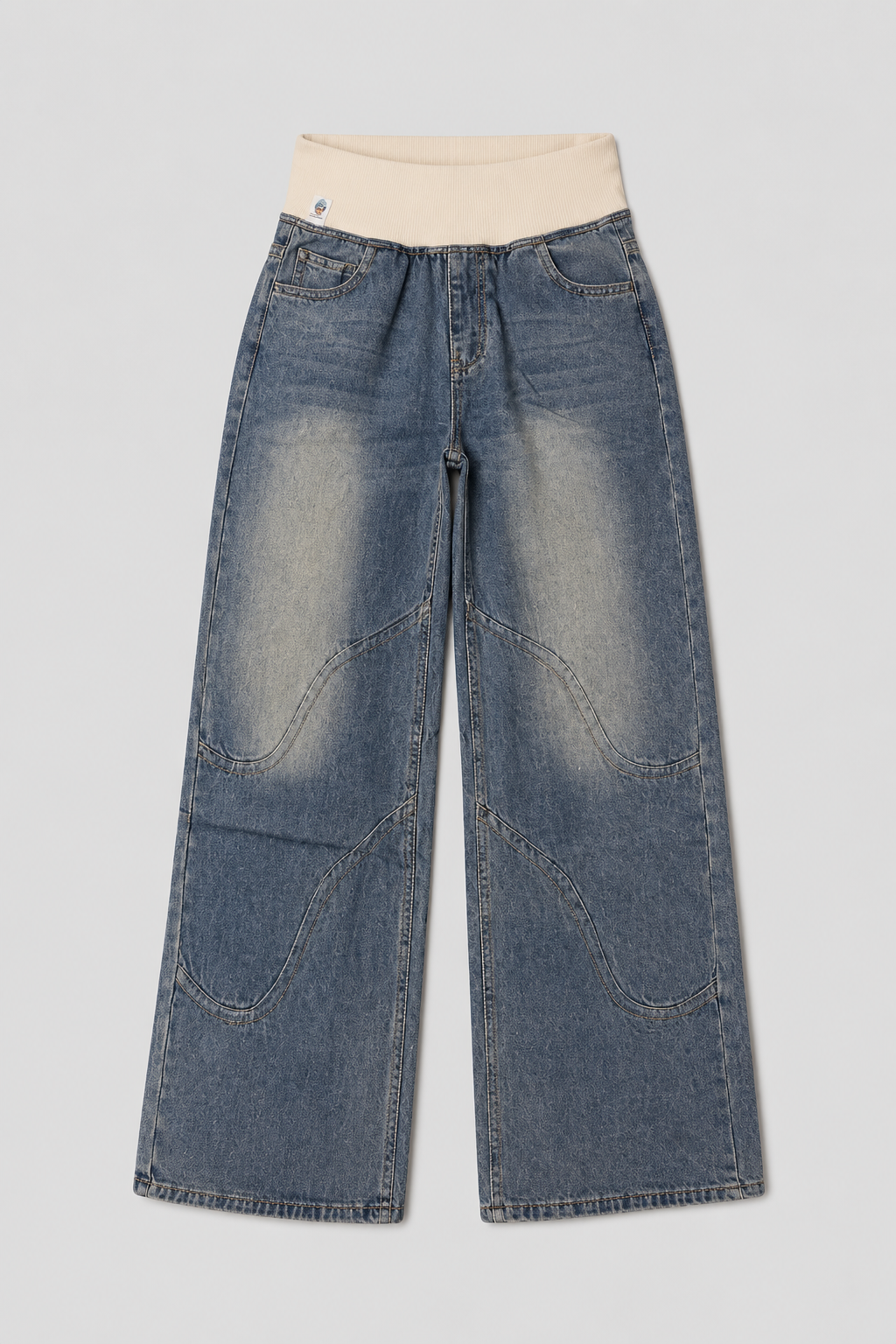 Women's Wide Leg Jeans with Loose Fit