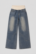 Women's Wide Leg Jeans with Loose Fit