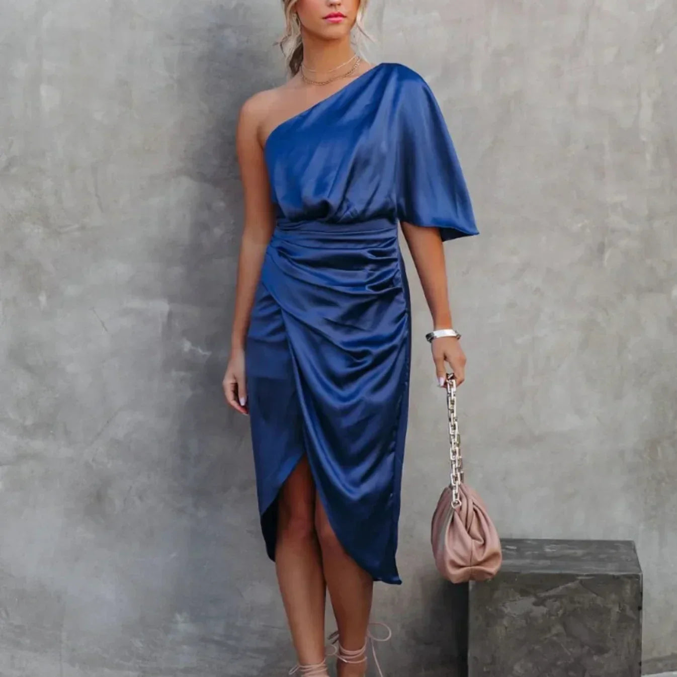 Women's Wrap Mini Dress – Elegant Occasion Wear