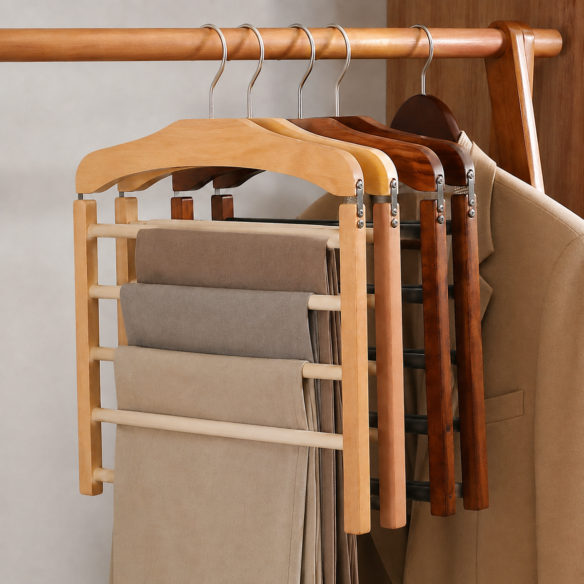 Wardrobe Multi-Tier Hanger (2 Pieces)