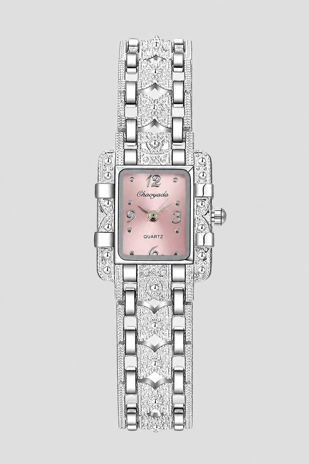 Vintage Filigree Rectangular Women's Bracelet Watch