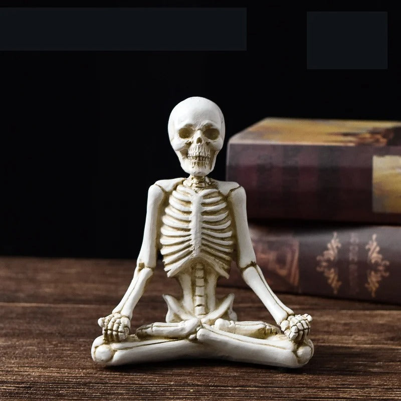 Halloween Skeleton Figurine Resin Decoration