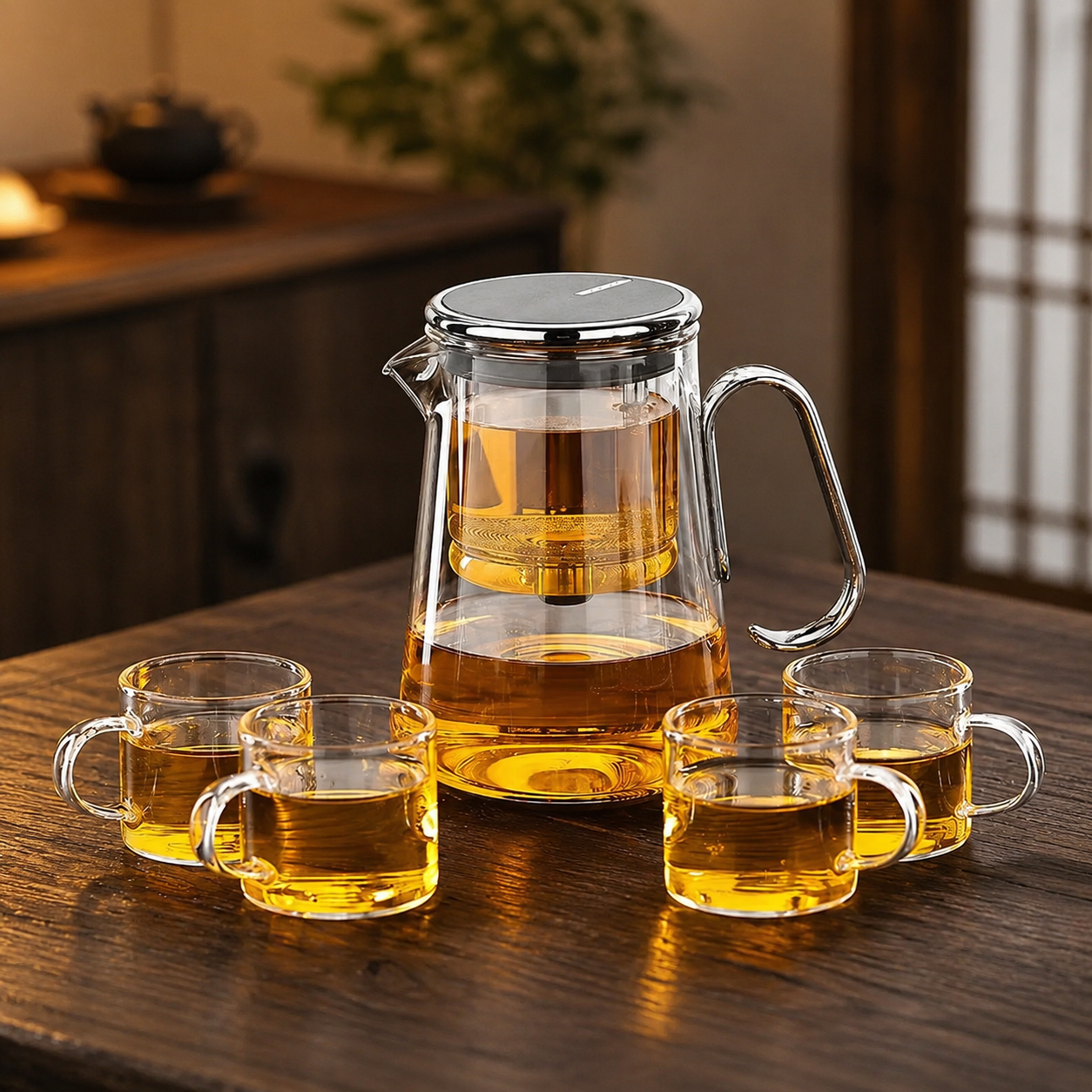 700ml Magnetic Glass Teapot
