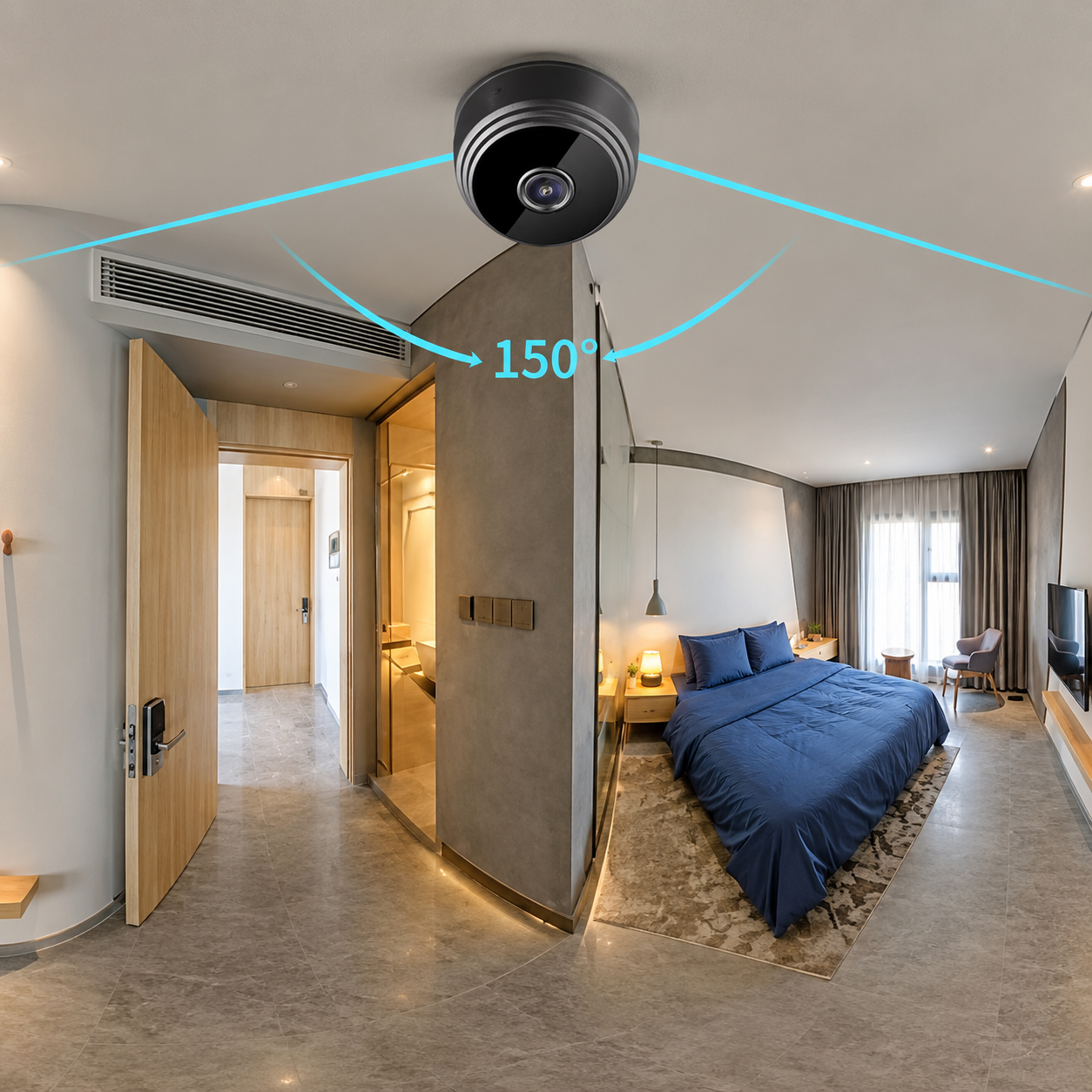 1080P WiFi Mini Magnetic Security Camera