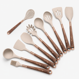 Set of 10 Kitchen Utensils | High-Quality Silicone