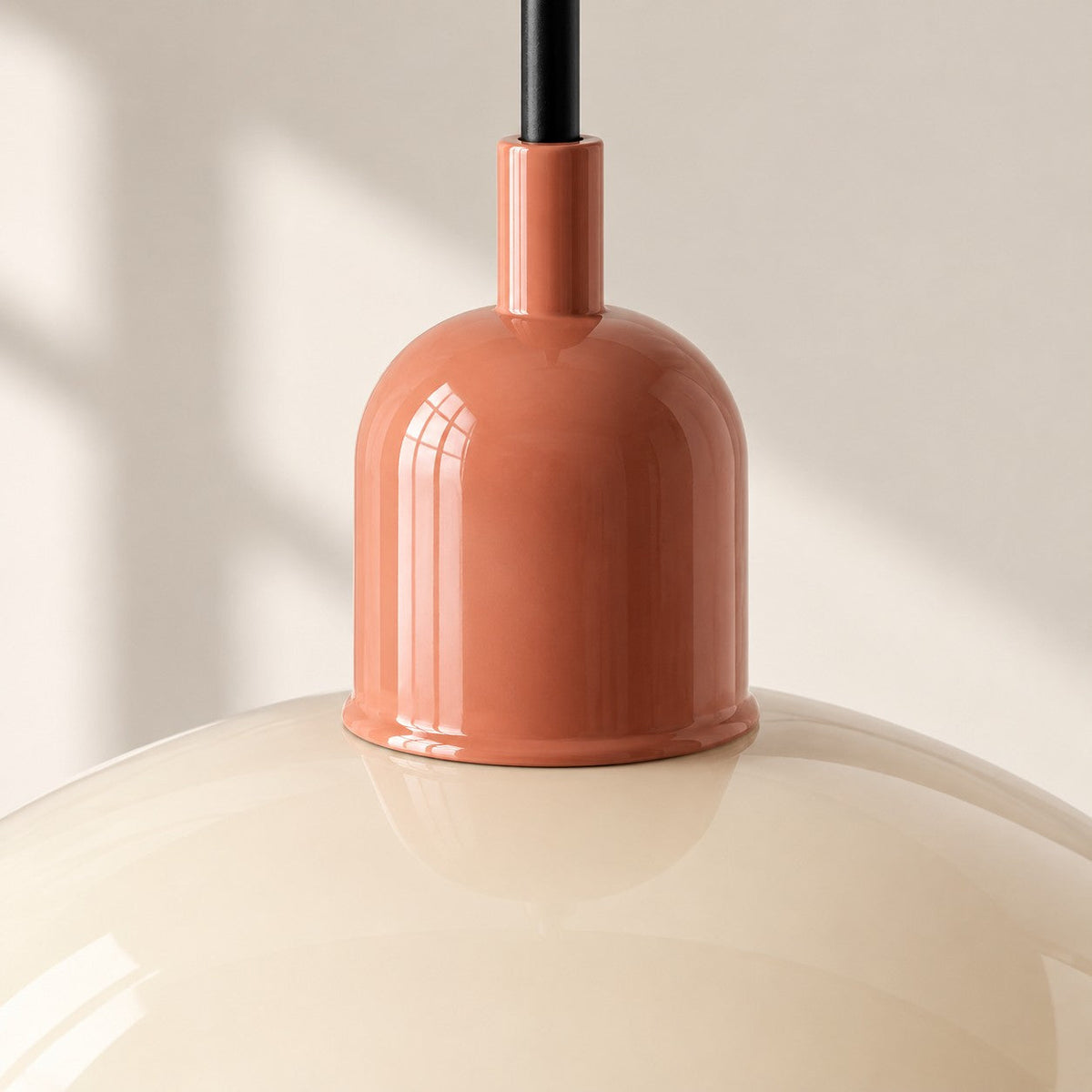 Mid Century Bauhaus Plug-In Pendant Light