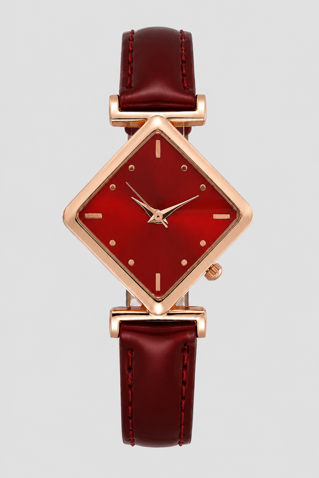 Elegant Geometric Diamond Women's Watch