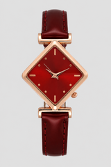 Elegant Geometric Diamond Women's Watch