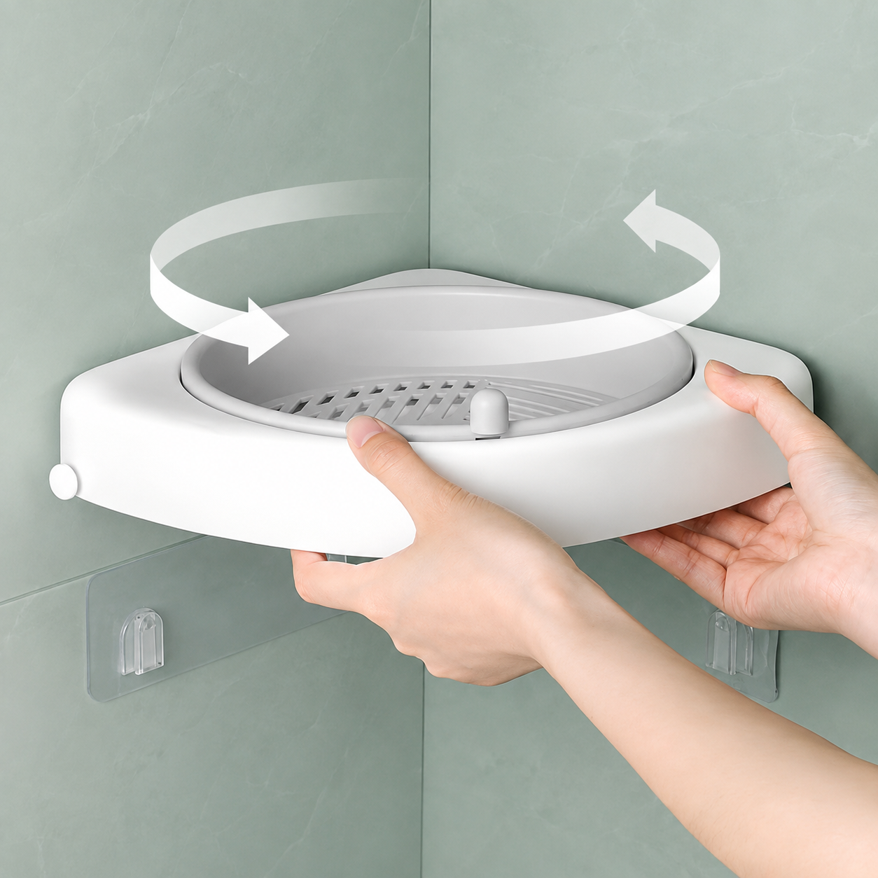 360° Rotating Corner Storage Rack