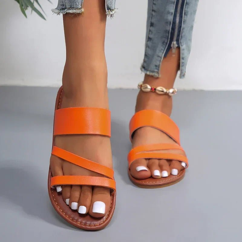 Women's Sandals – Open-Toe Summer Slip-On Shoes
