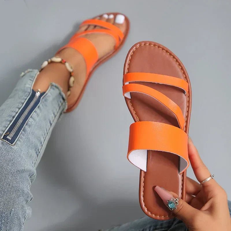 Women's Sandals – Open-Toe Summer Slip-On Shoes