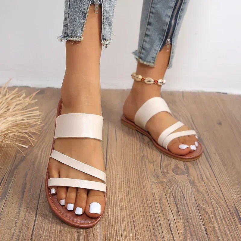 Women's Sandals – Open-Toe Summer Slip-On Shoes