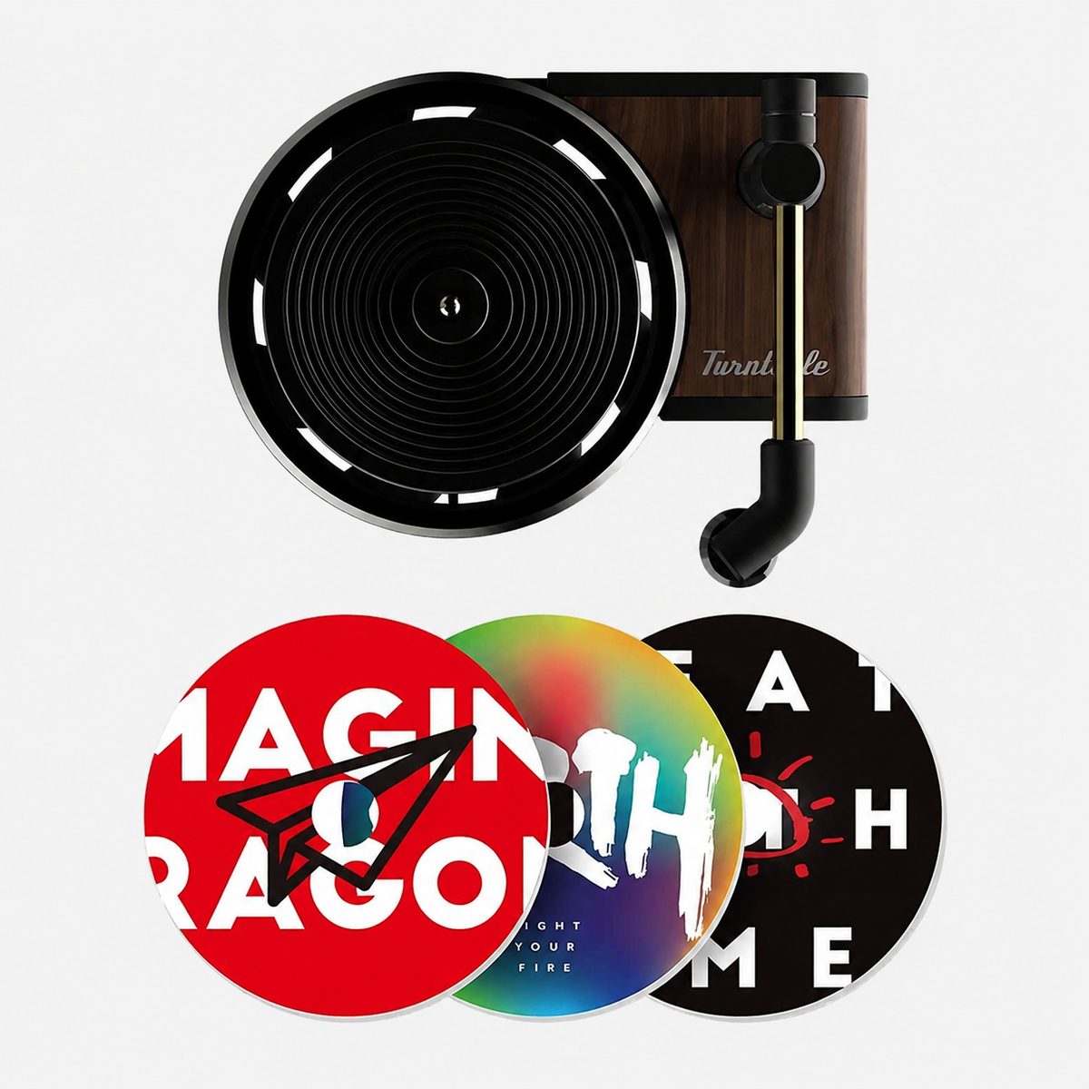 Profumatore per auto a forma di disco in vinile vintage