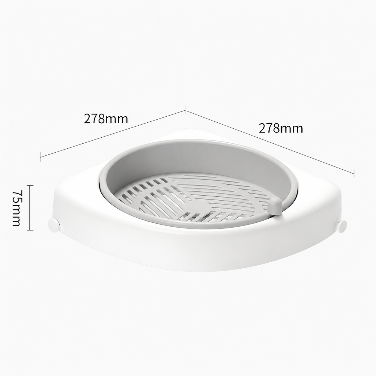 360° Rotating Corner Storage Rack