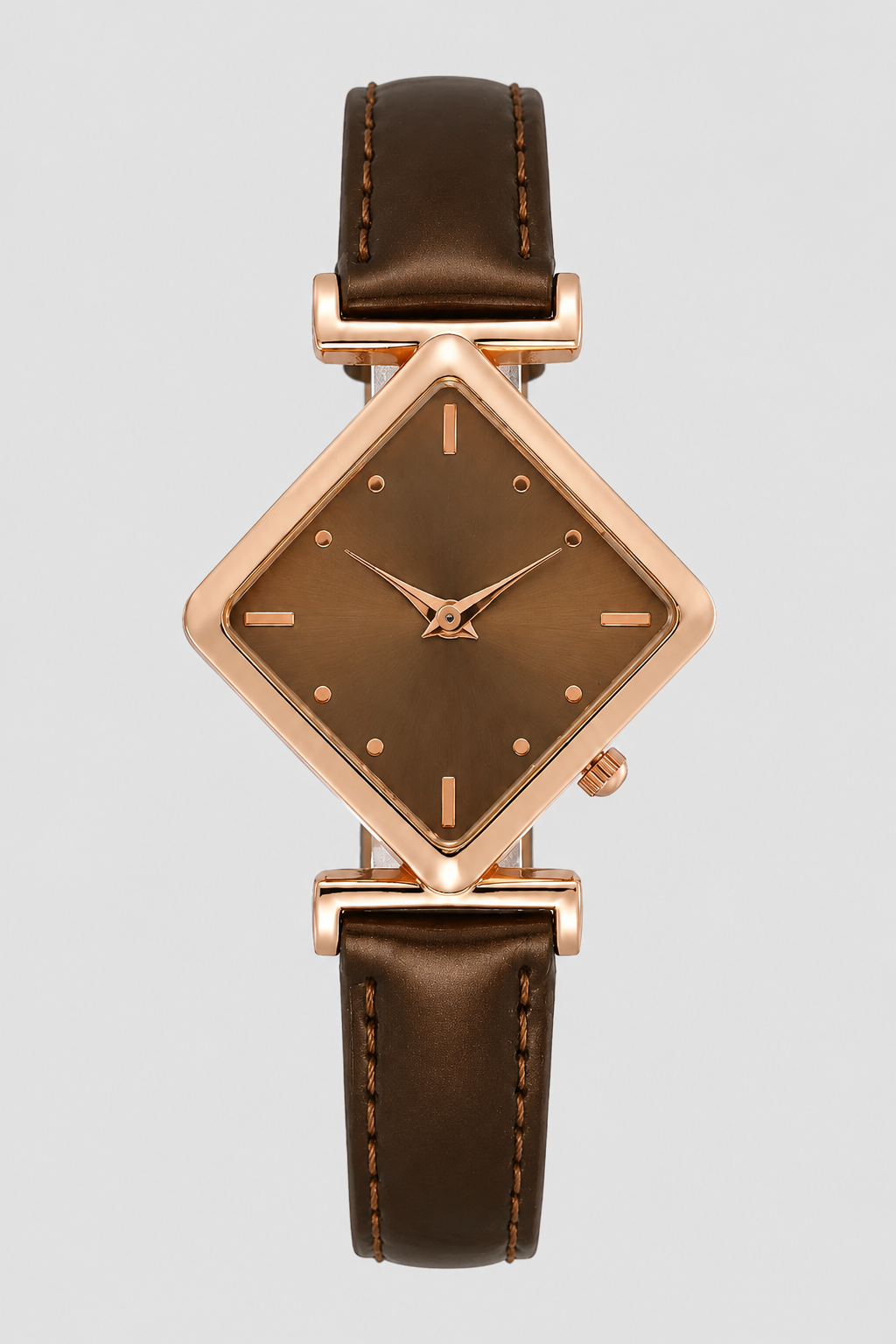 Elegant Geometric Diamond Women's Watch