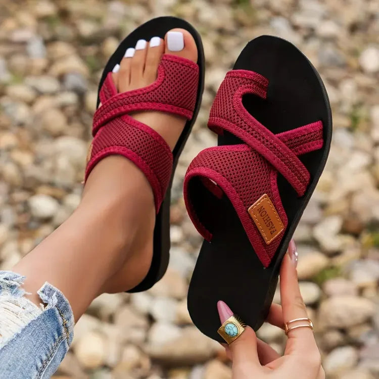 Women's Sandals – Open-Toe Summer Slip-On Shoes