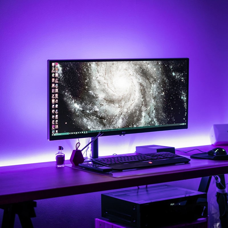 WiFi Smart RGB LED Strip Light – 32.8ft Waterproof