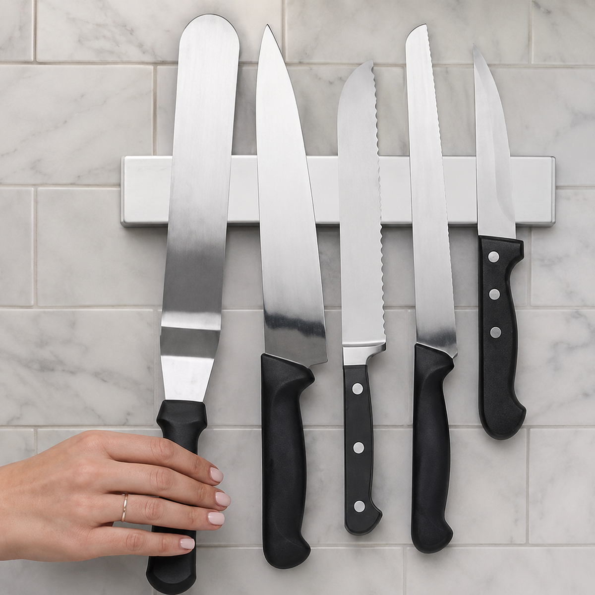 14 Inch Stainless Steel Magnetic Knife & Tool Holder Bar
