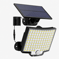 106-LED Solar Outdoor Motion Sensor Light with Detachable Panel