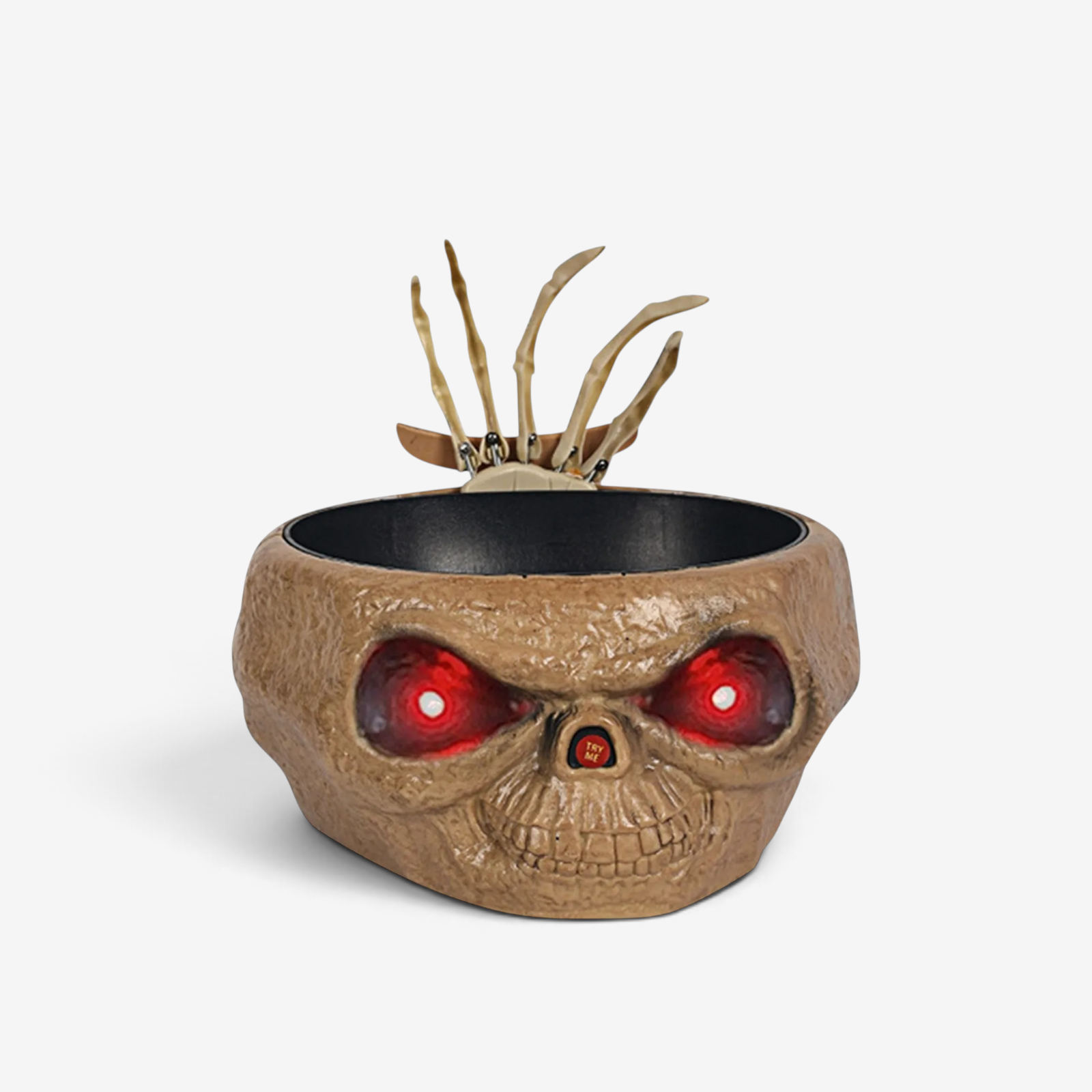 Halloween Candy Bowl with Motion Sensor Skeleton Hand