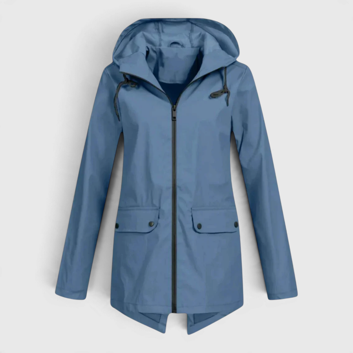 Women's Parka with Drawstring Hood