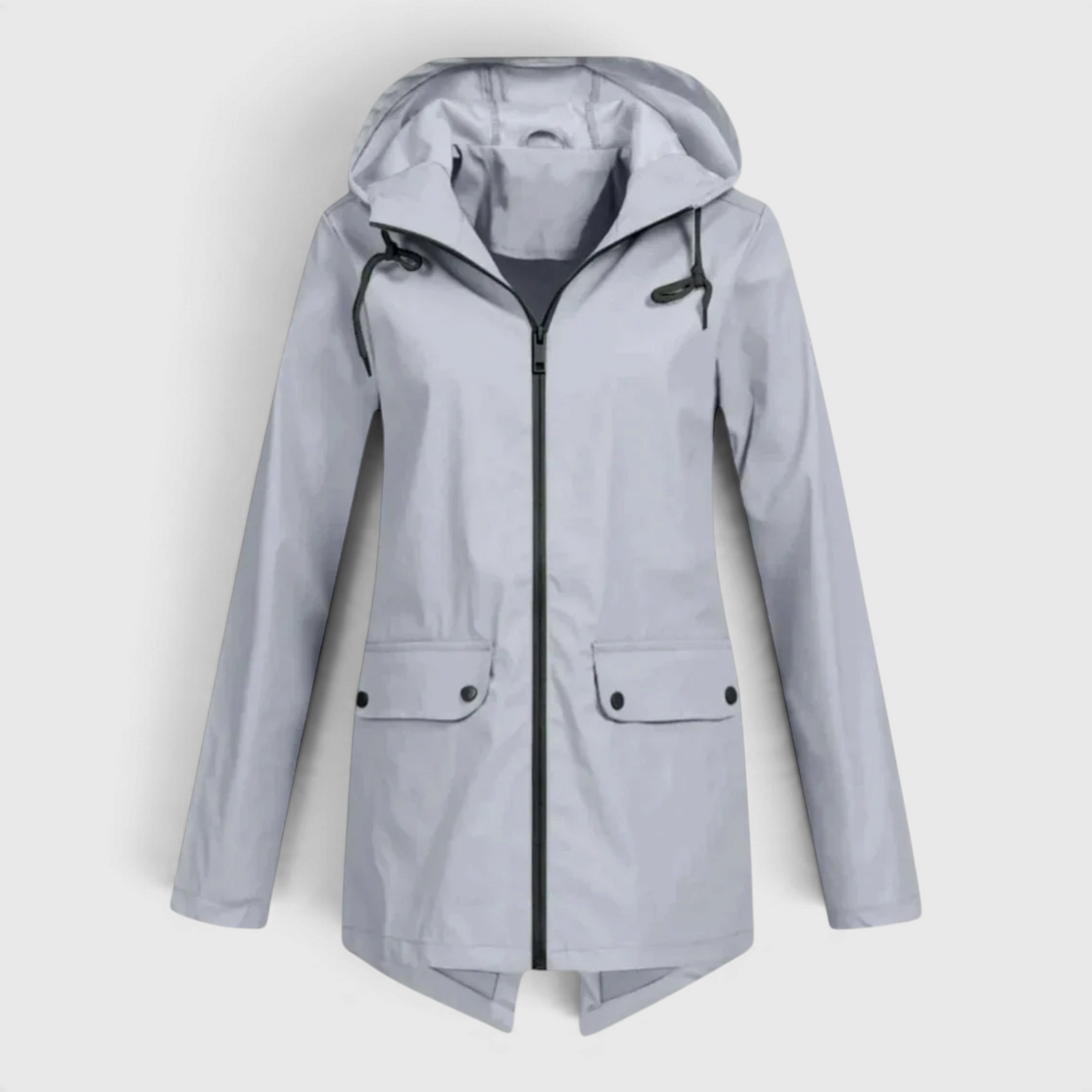 Women's Parka with Drawstring Hood