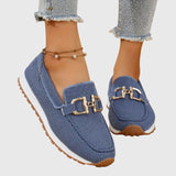 Women’s Mesh Bit Loafer Sneakers – Breathable Slip-On Comfort Shoes