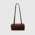 Compact Barrel Underarm Bag – Small Zip Shoulder Tote