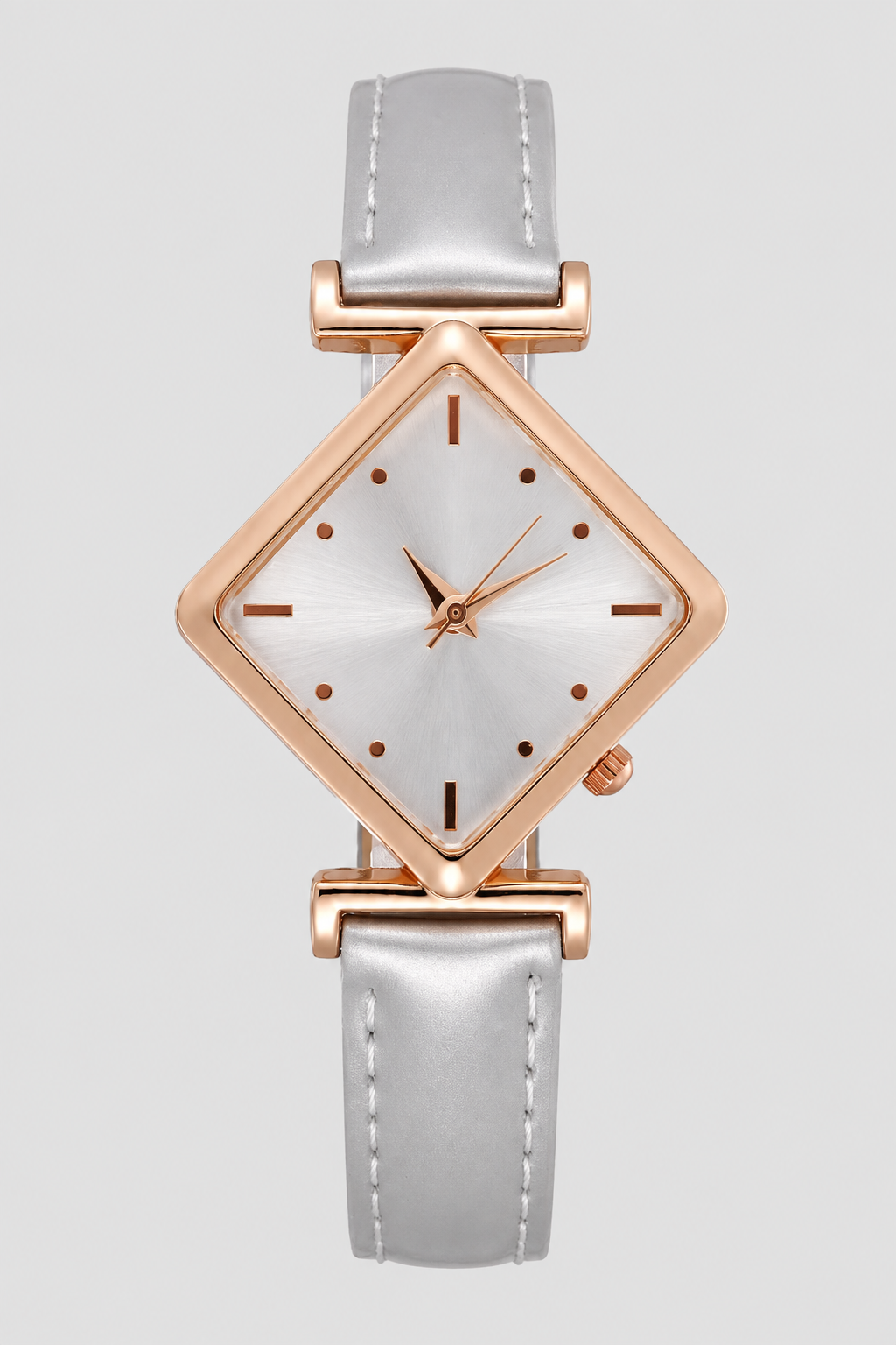 Elegant Geometric Diamond Women's Watch