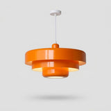 Modern Architectural Layered Pendant Light Concentric Rings