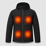 Men's Heated Jacket with 8 Heat Zones - Powerbank Compatible