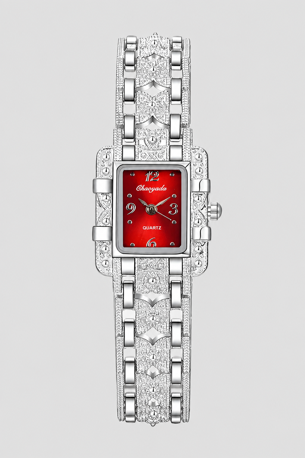 Vintage Filigree Rectangular Women's Bracelet Watch