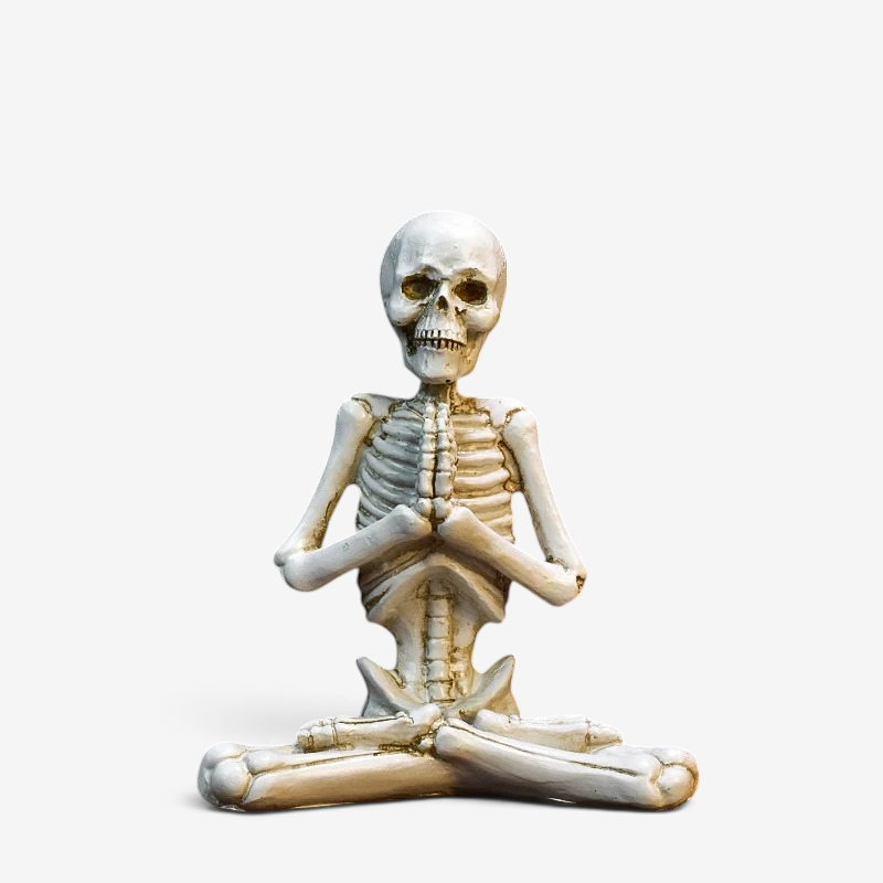 Halloween Skeleton Figurine Resin Decoration
