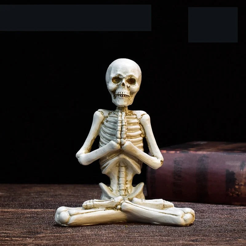 Halloween Skeleton Figurine Resin Decoration