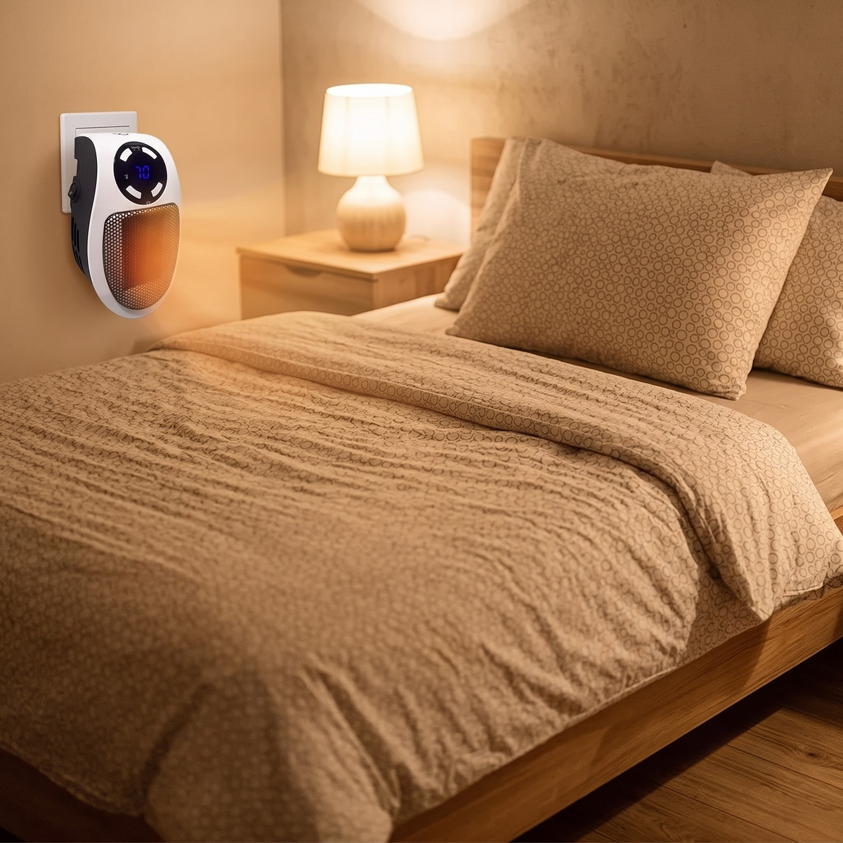 HeatPlug Mini Plug-In Space Heater