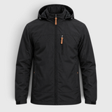 Men's Waterproof Windproof Hiking Jacket - Multiple Zip Pockets