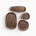 Elegant tables in walnut and acacia | Premium wood service for entertainment style
