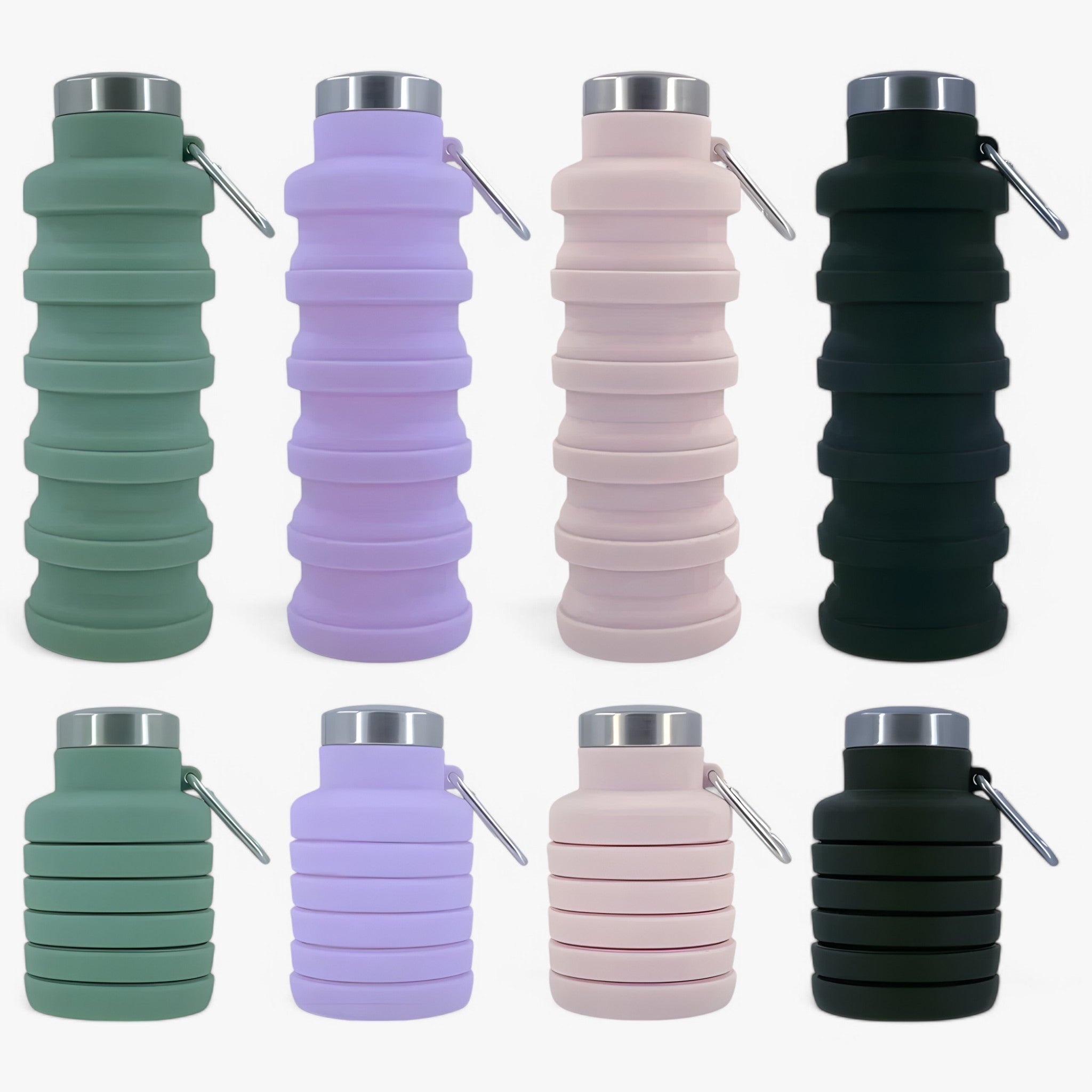 Borraccia in silicone pieghevole da 500ml Uomo - - 500ml borraccia borraccia silicone home & garden pieghevole silicone uomo water bottle - Concept Palermo