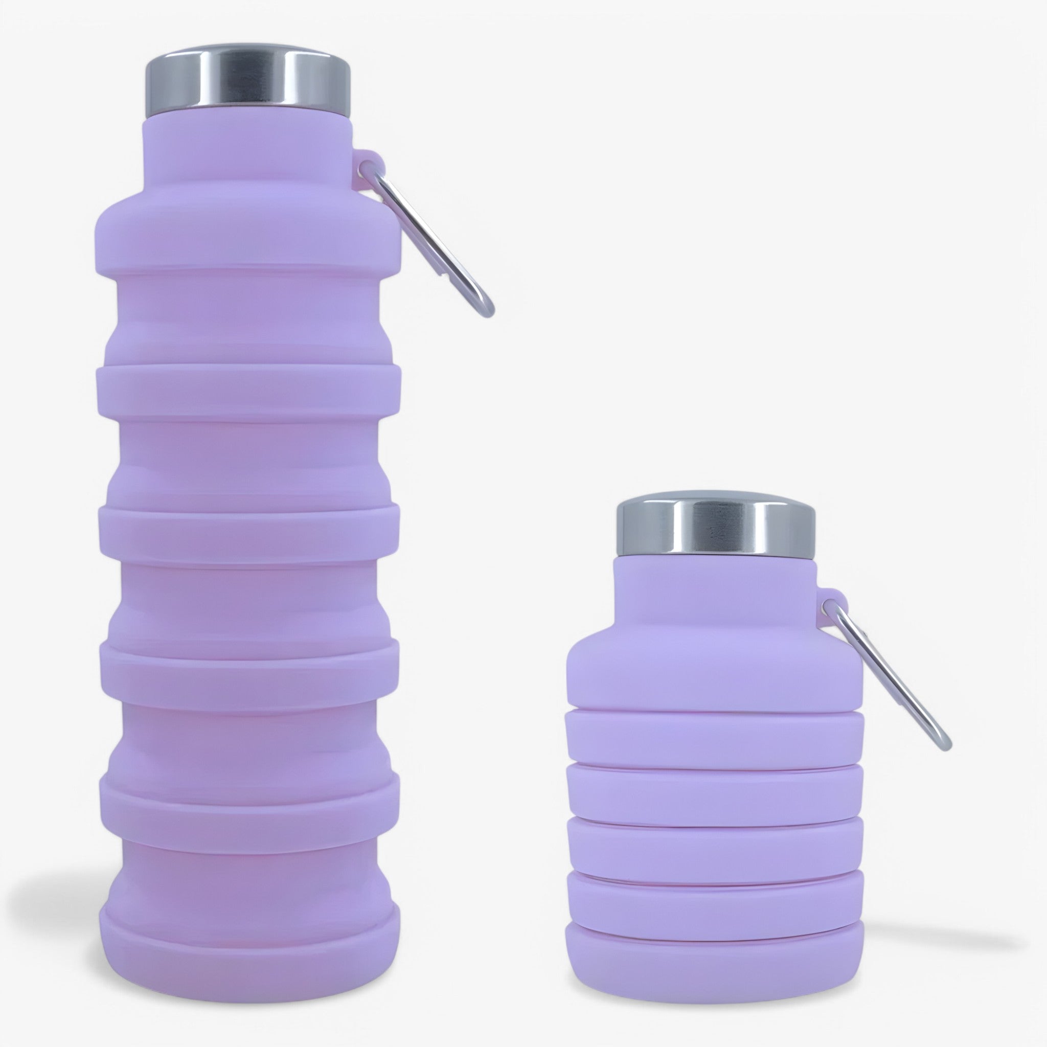 Borraccia in silicone pieghevole da 500ml Uomo - Violetto - 500ml borraccia borraccia silicone home & garden pieghevole silicone uomo water bottle - Concept Palermo