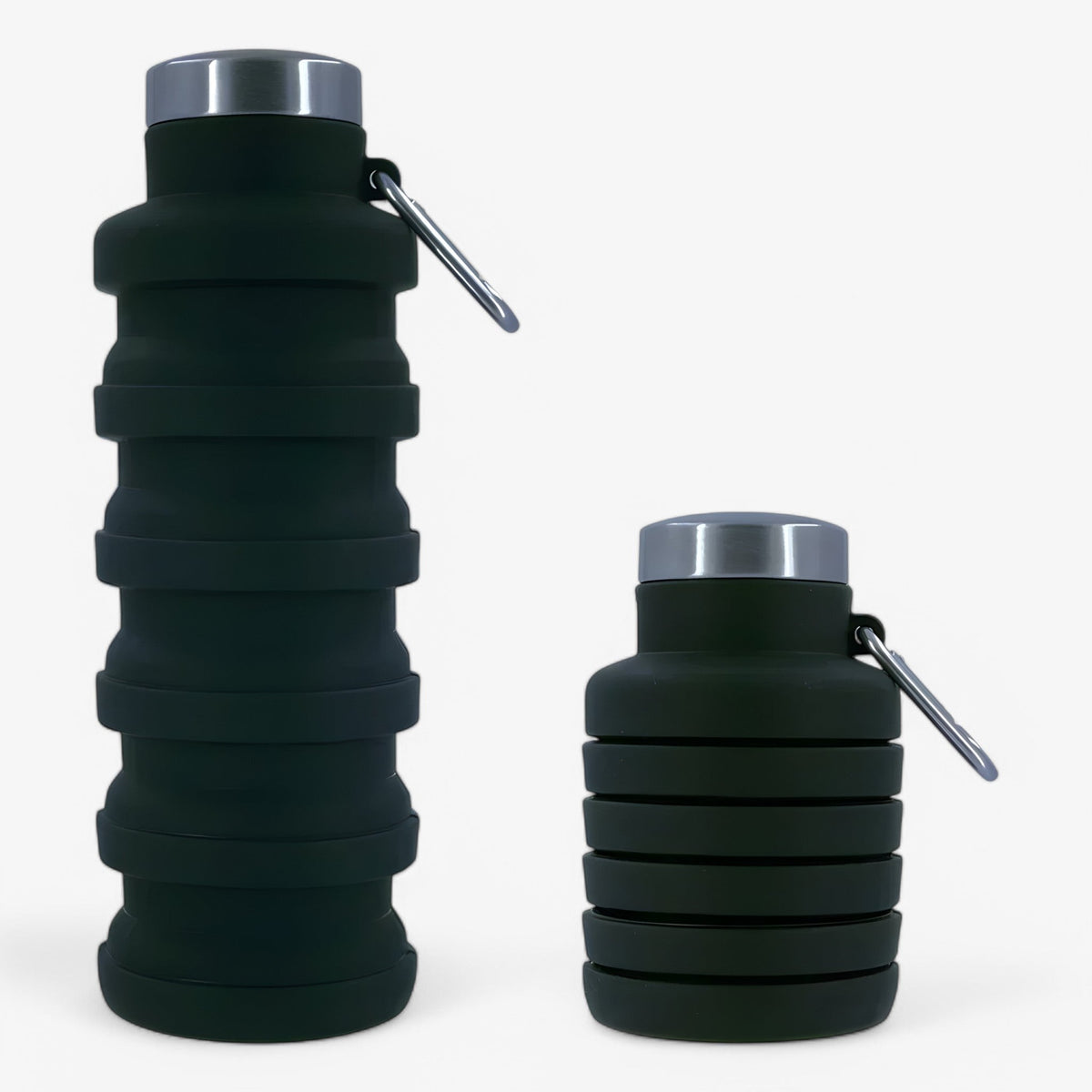 Borraccia in silicone pieghevole da 500ml Uomo - Nero - 500ml borraccia borraccia silicone home & garden pieghevole silicone uomo water bottle - Concept Palermo