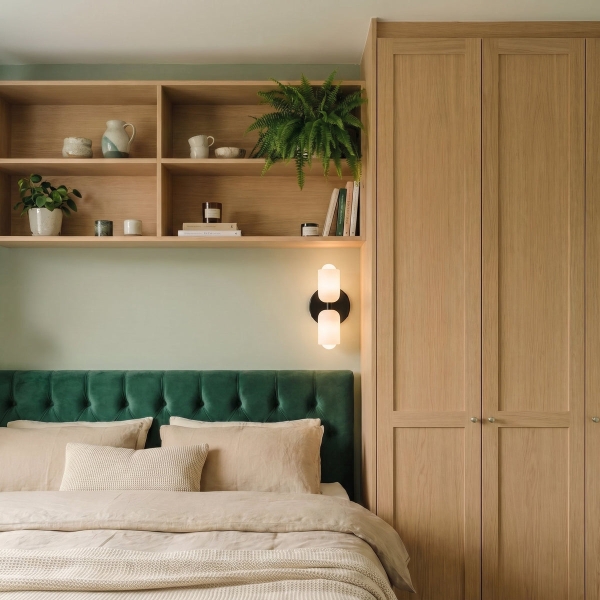 Nordic Minimalist Up-Down Wall Lamp - Diffused Glow