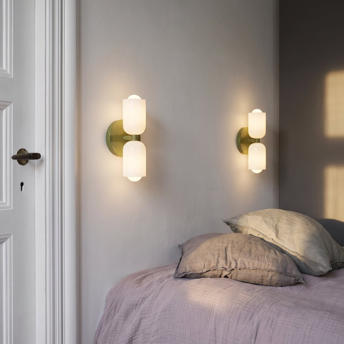 Nordic Minimalist Up-Down Wall Lamp - Diffused Glow