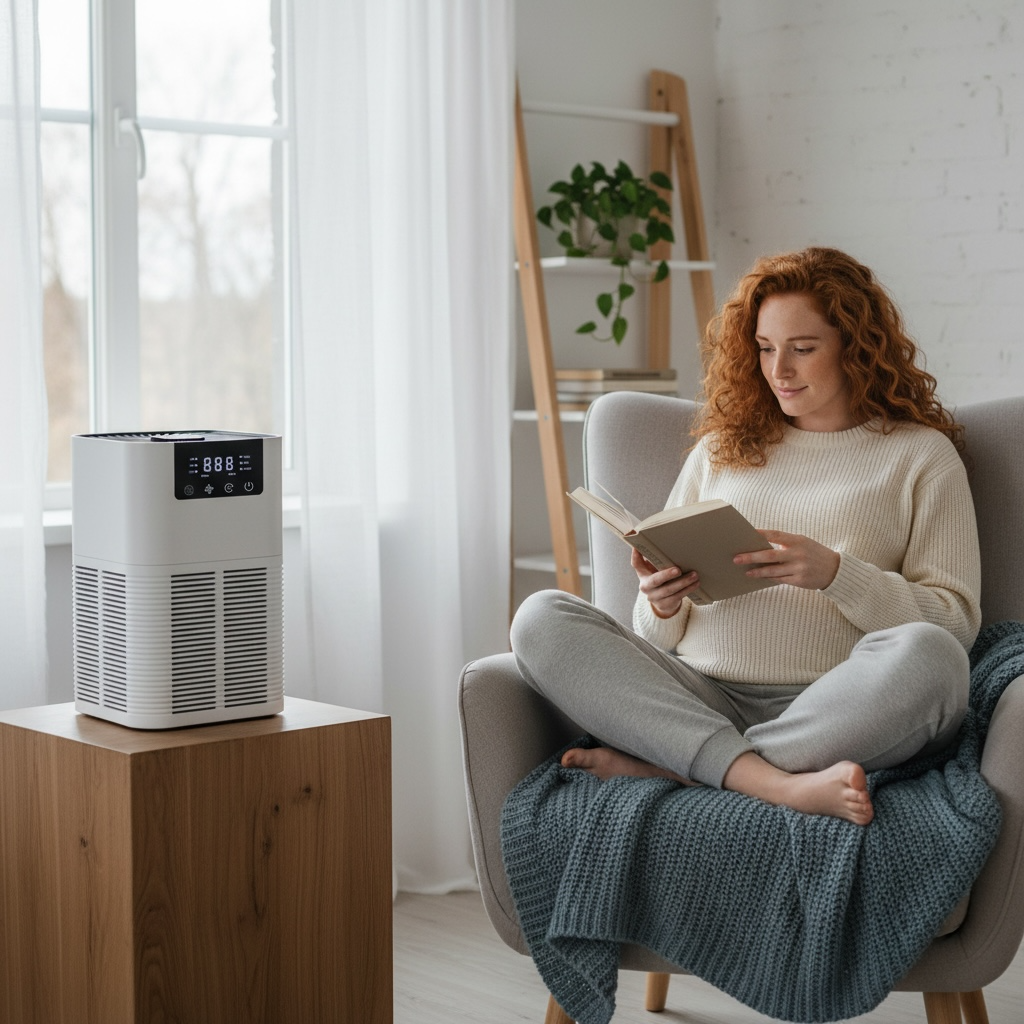 LuftRein HEPA Air Purifier - Compact Home Air Cleaner