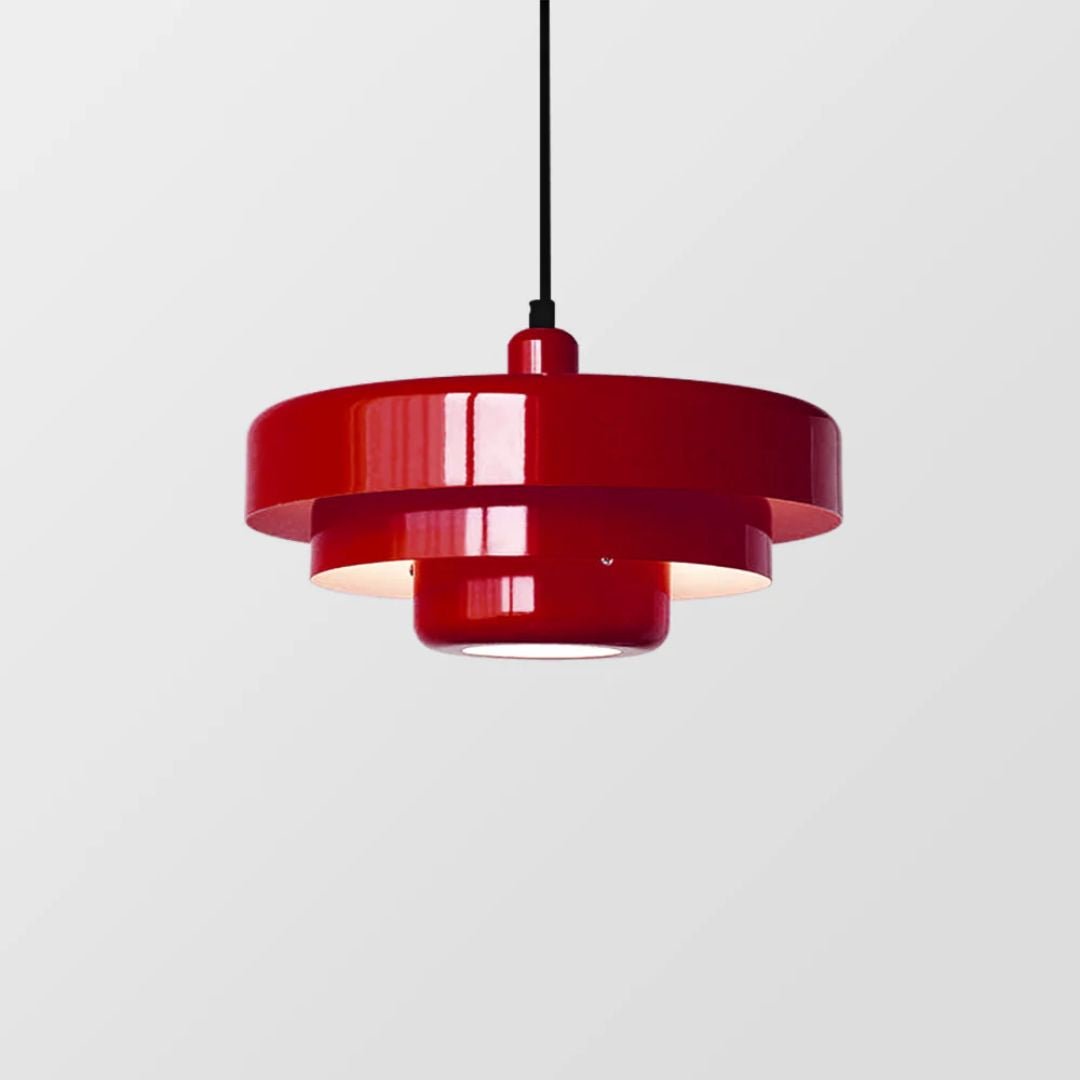 Modern Architectural Layered Pendant Light Concentric Rings